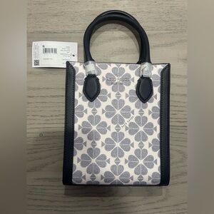 Kate Spade NAVY BLUE mini flower tote
